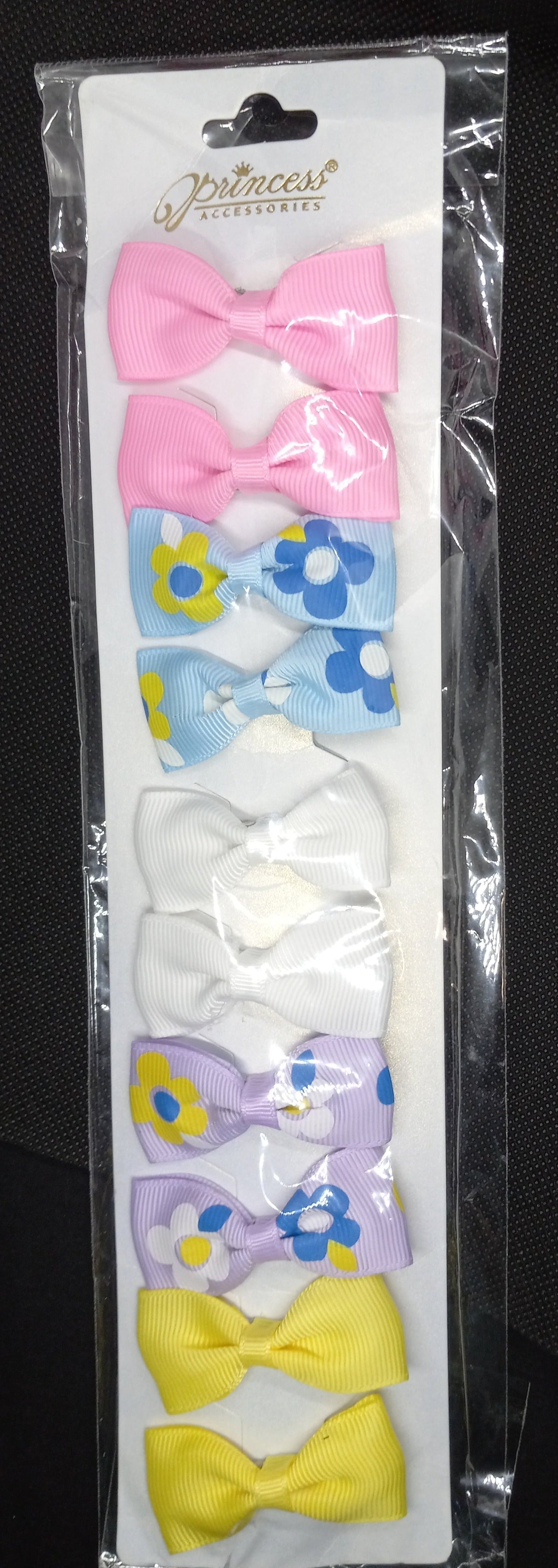 Girls, Pack of Ten Hair Bow Clips