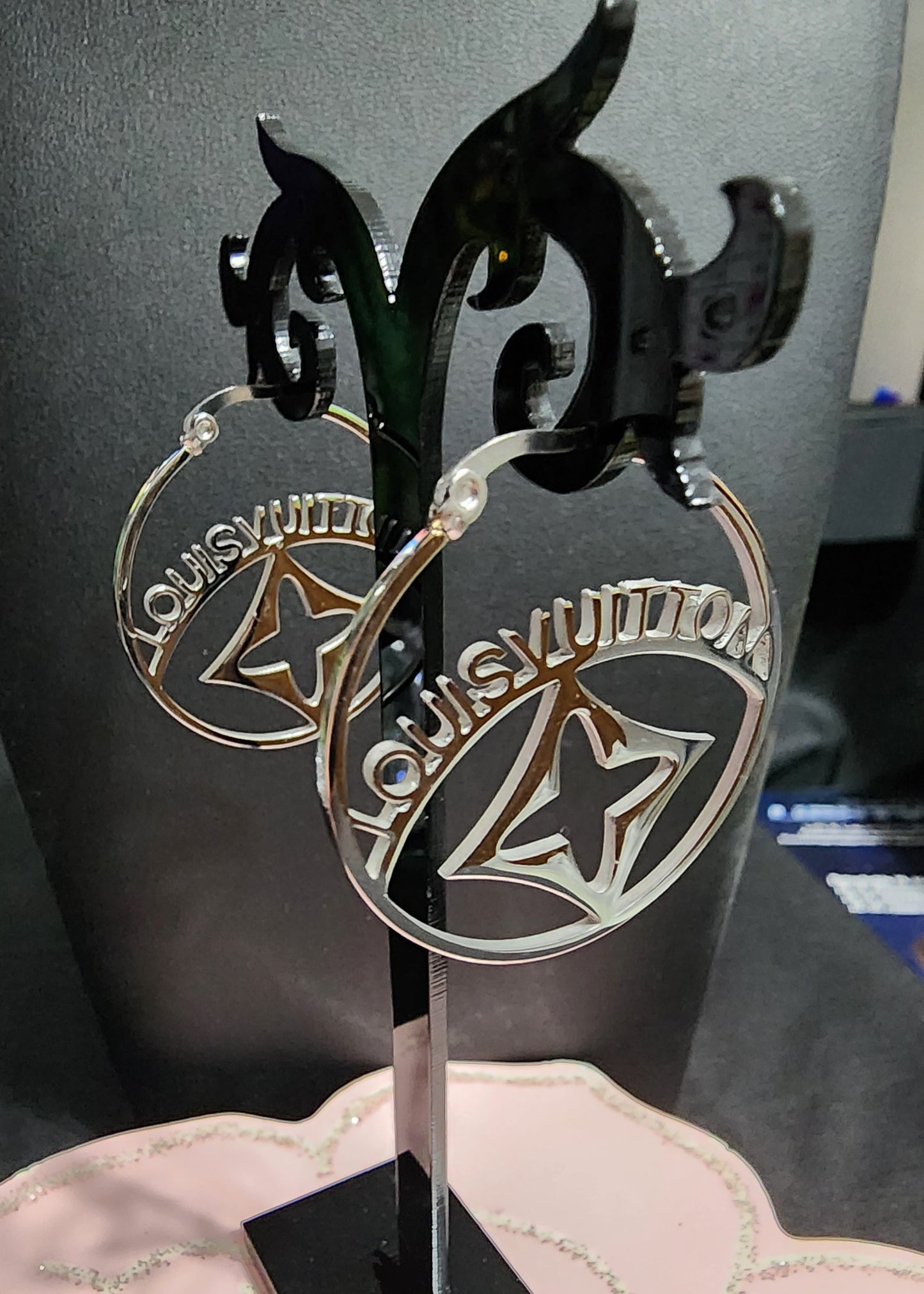 Costume Fashion (Upcycled Only) Stainless Steel Hoop Earrings