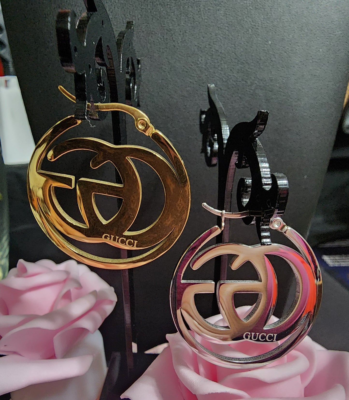 Stainless Steel Hoop Earrings