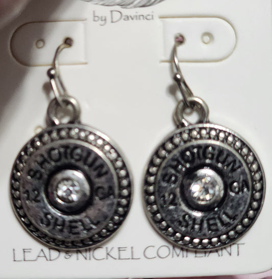 12 GAUGE Shell Earrings