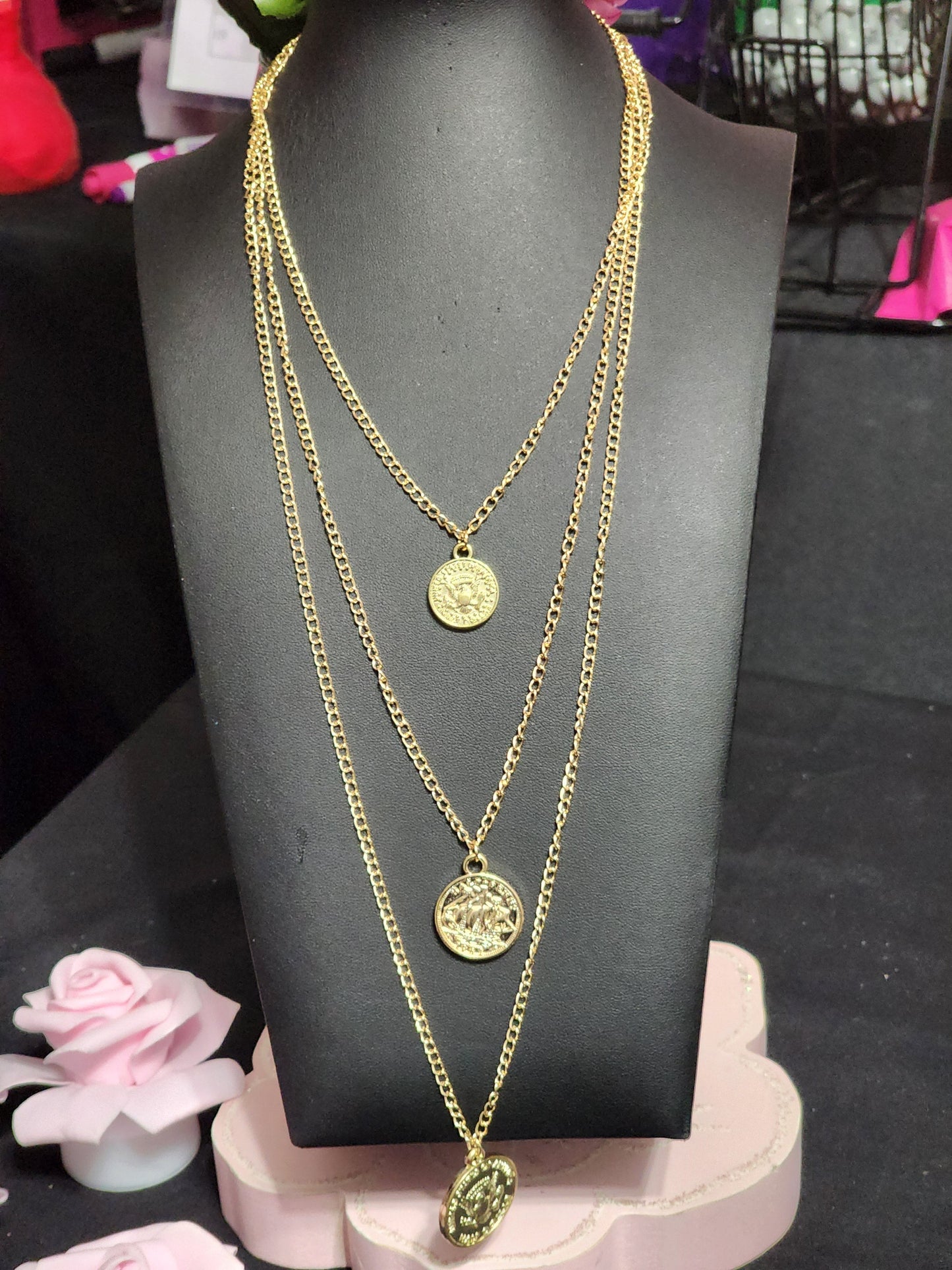 Multi-Layered Gold Necklace