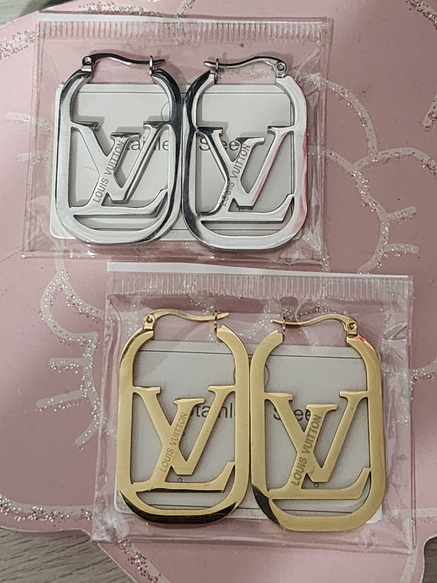 Gold or Silver Stainless Steel Earrings