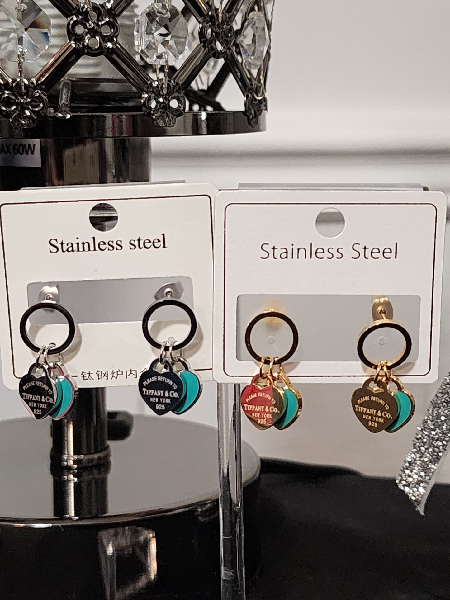 Gold or Silver Stainless Steel Earrings