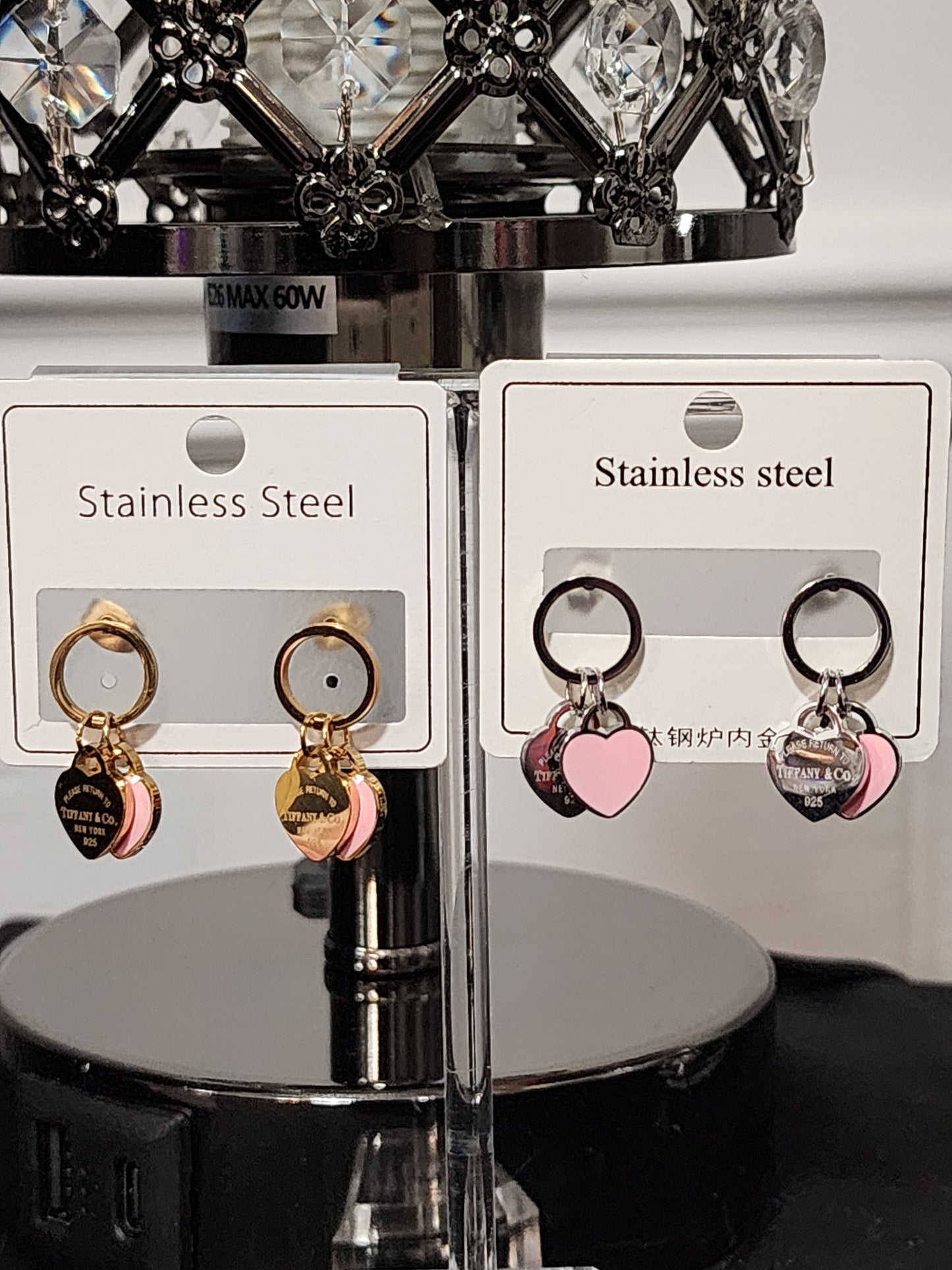 Gold or Silver Stainless Steel Earrings