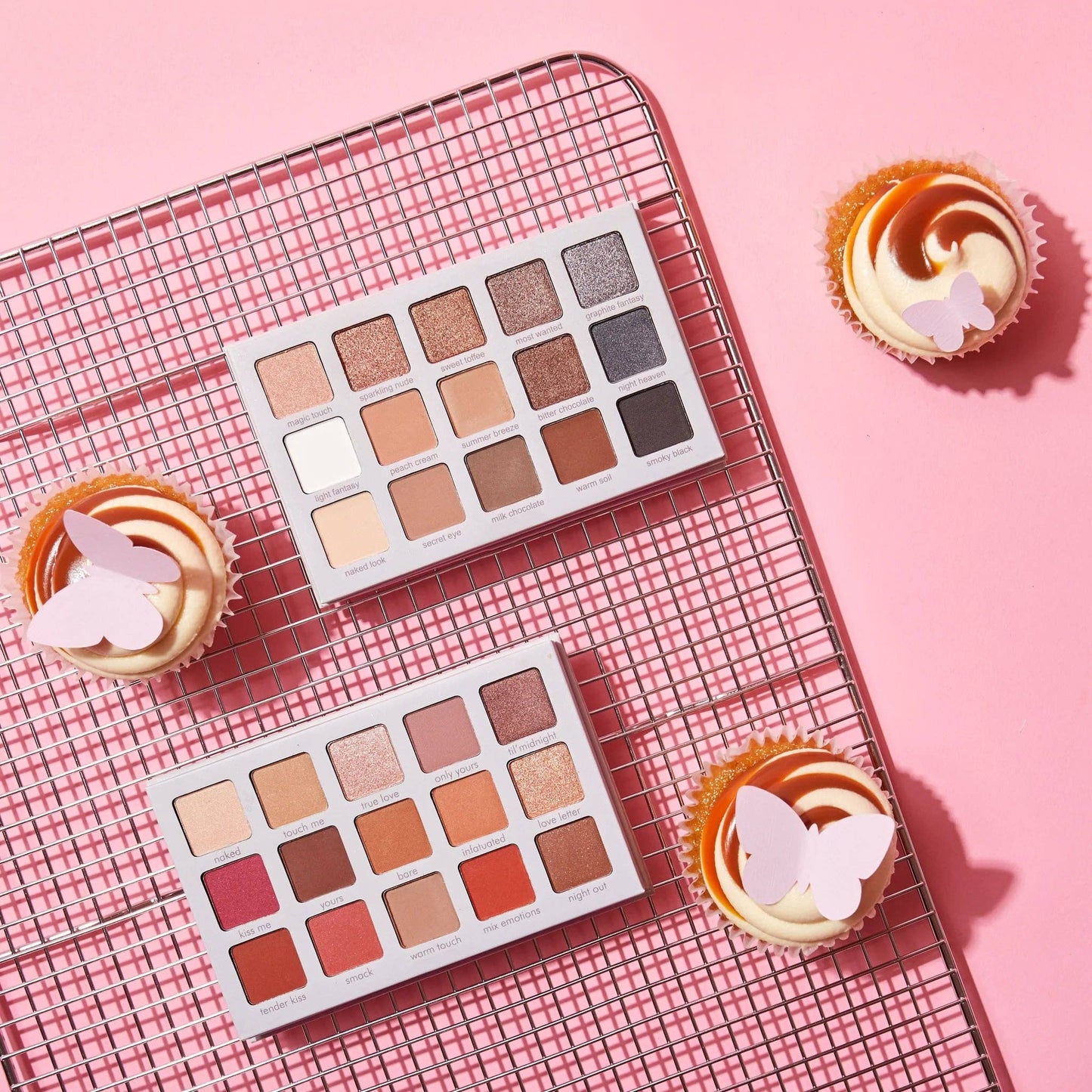Butterfly and Irresistible Eyeshadow Palettes