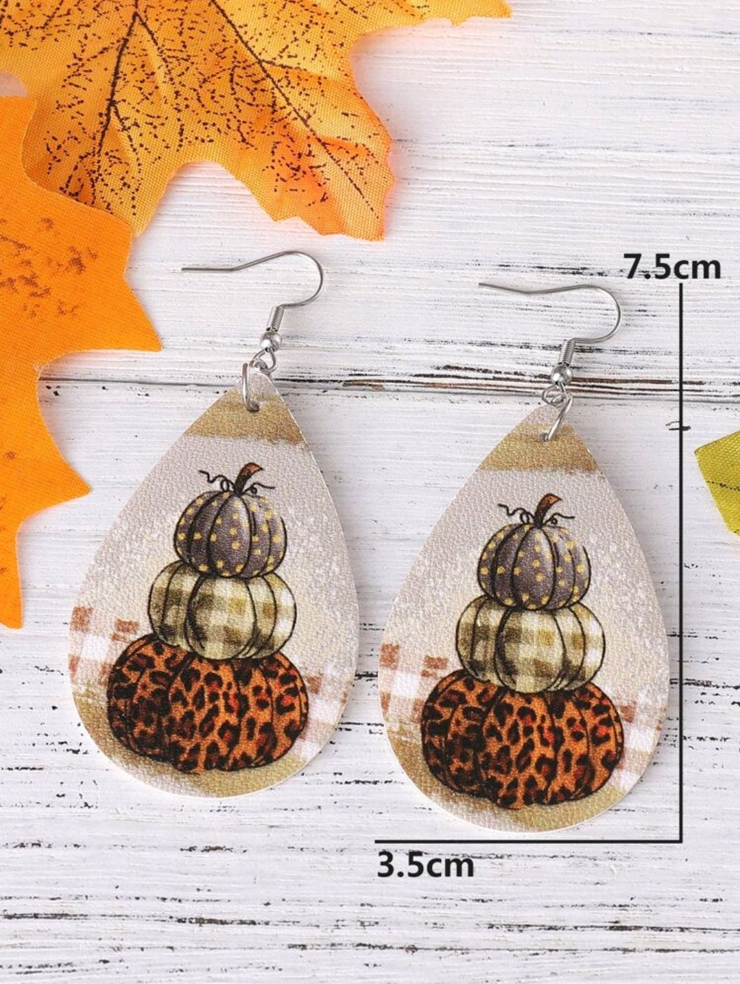 Thanksgiving & Harvest Pumpkin Earrings
