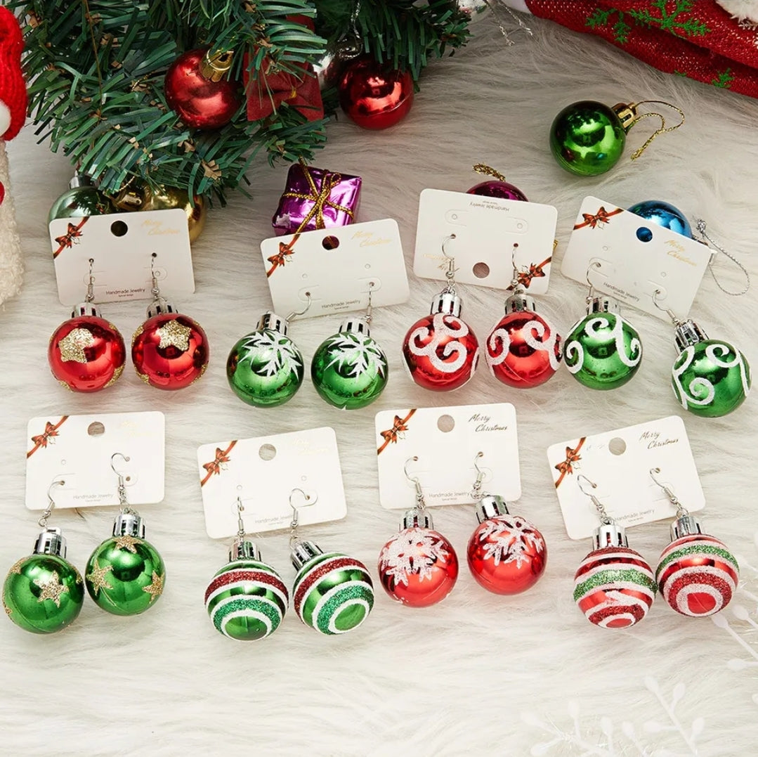 Christmas Bulb Earrings