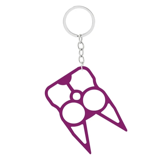 Safety Cat Keychains (Available in Blue, Black, Gold, Pink or Purple)