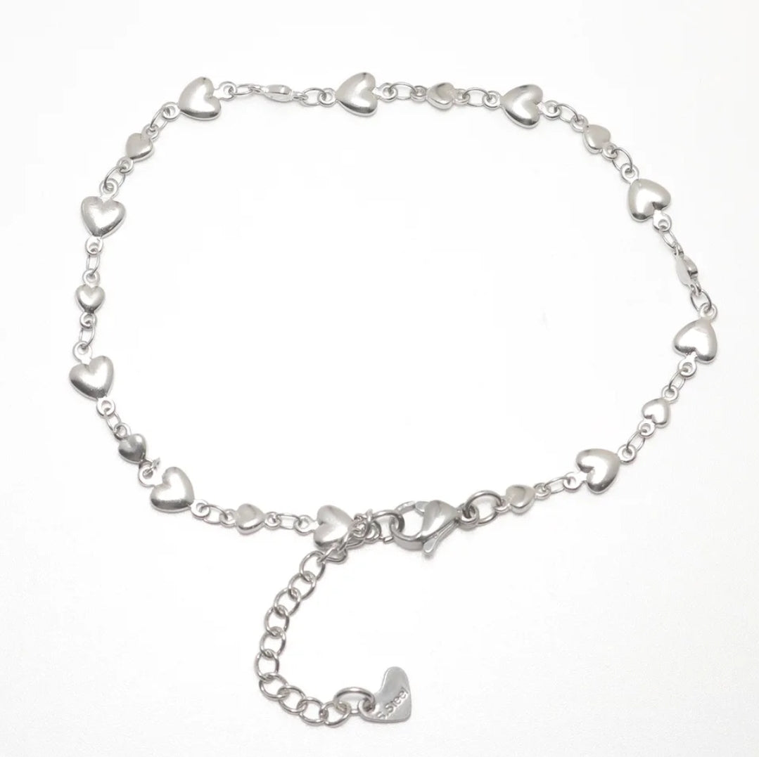 Stainless Steel Gold or Silver Color Anklets