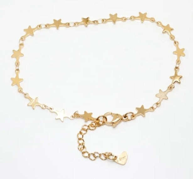 Stainless Steel Gold or Silver Color Anklets