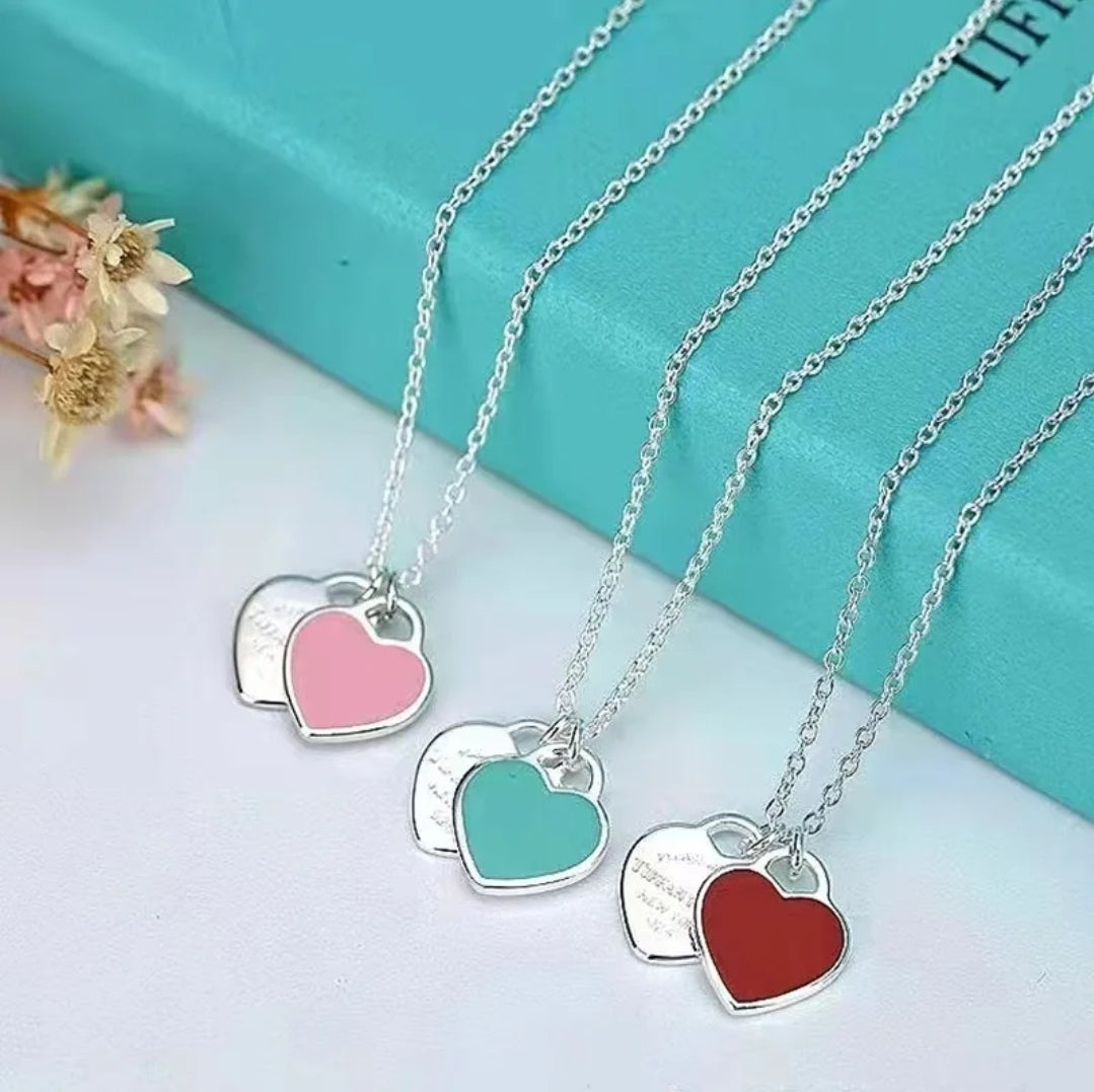 Stainless Steel Heart Pendants Necklaces (ON SALE)