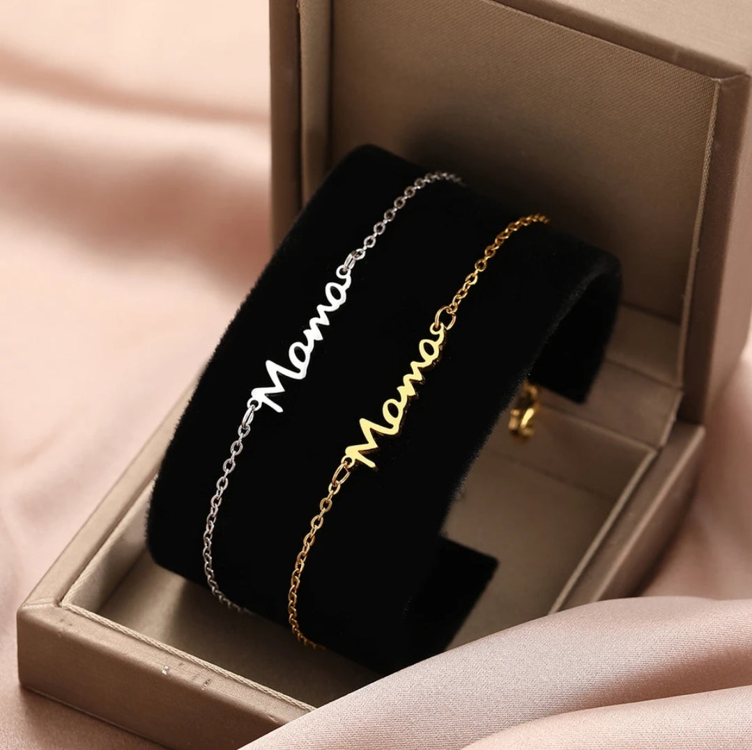 Mama Stainless Steel Necklace