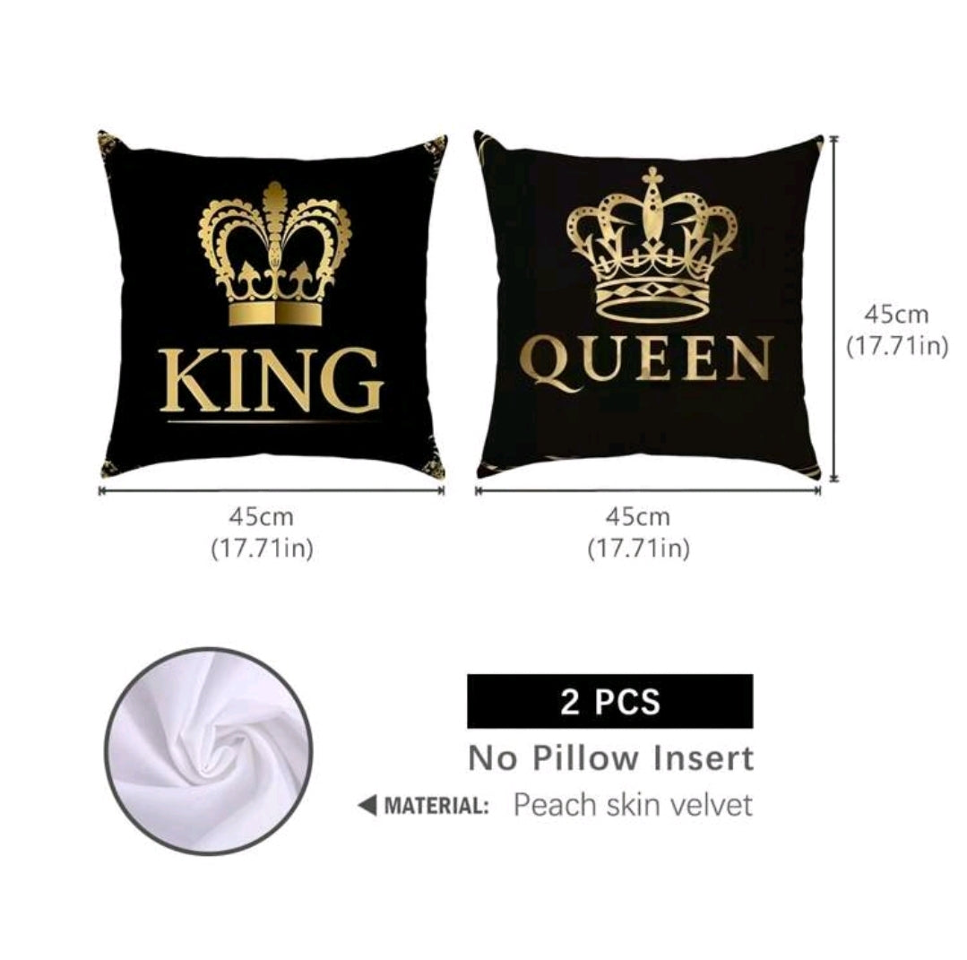 King, Queen 2pcs Pillow Cases