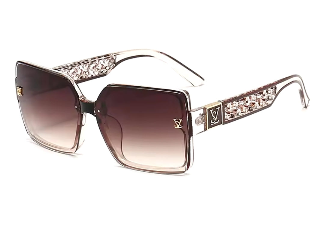 Vintage Style Sunglasses with Case