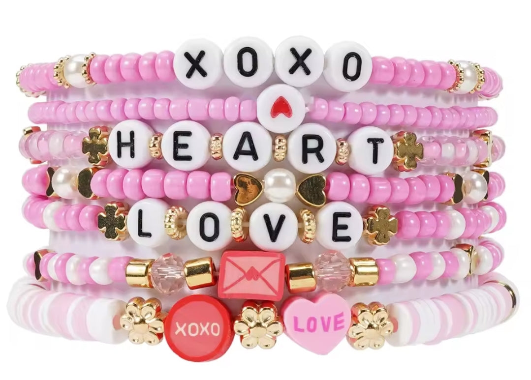 Valentines 💝 💝 Day Stackable Bracelets