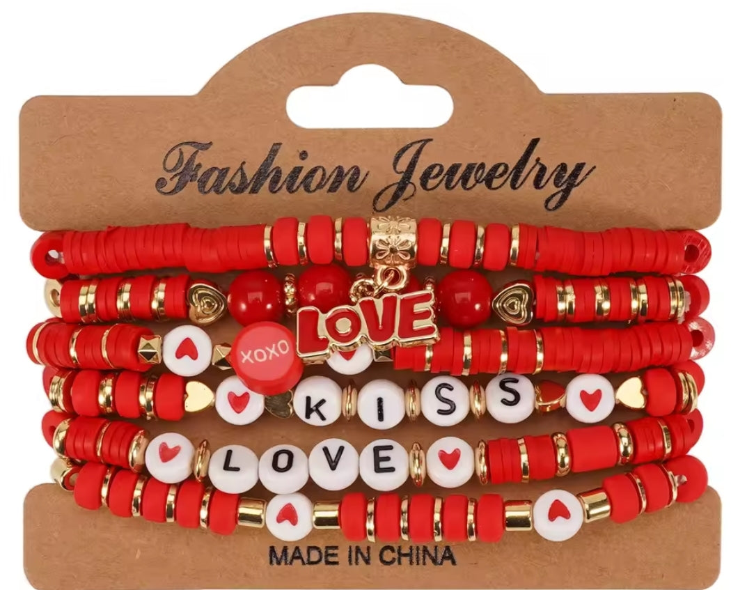Valentines 💝 💝 Day Stackable Bracelets