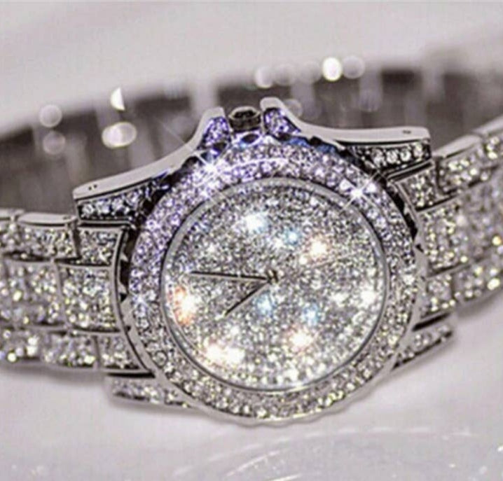 BLING BLING Fashion, Ladies Covered in Rhinestones Wrist Watch