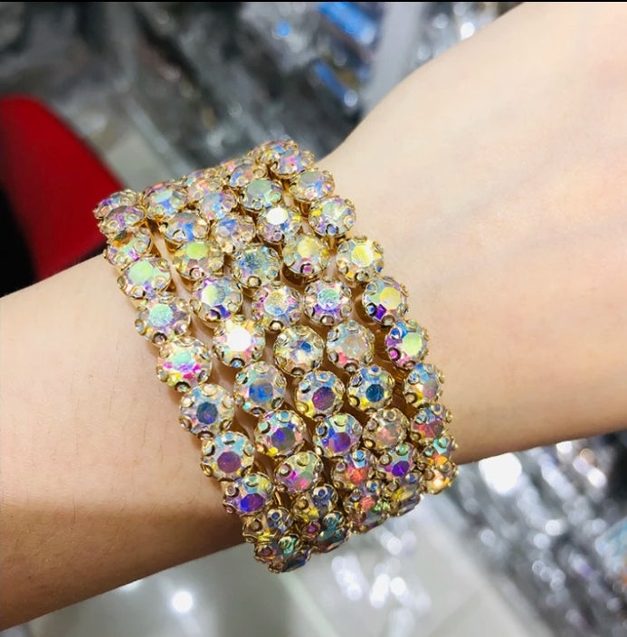 Coil with AB Crystal, Fashion Bridal Bracelets