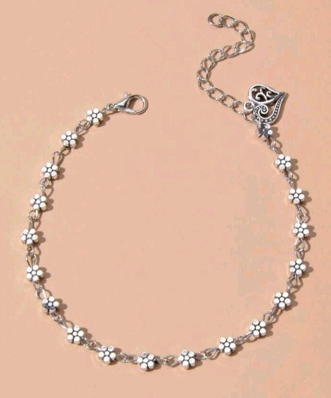 Flower Decor Anklet