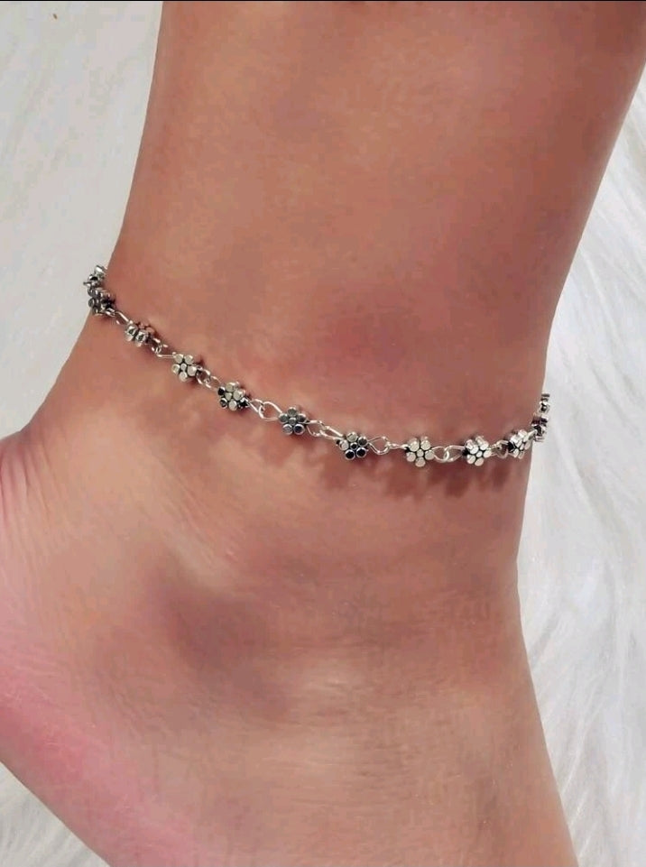 Flower Decor Anklet