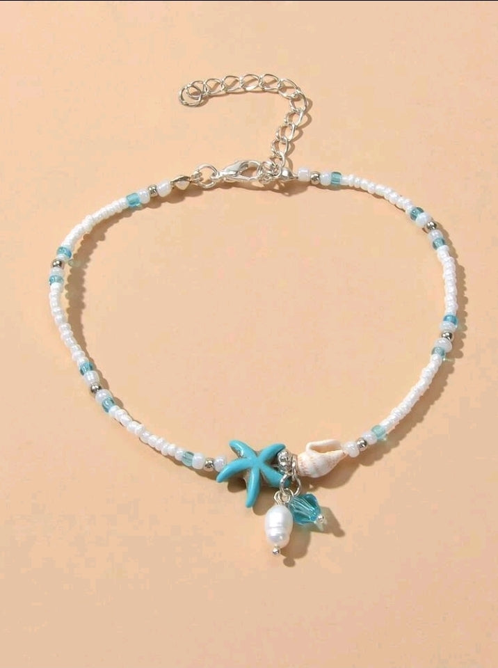 Starfish, Conch Anklet