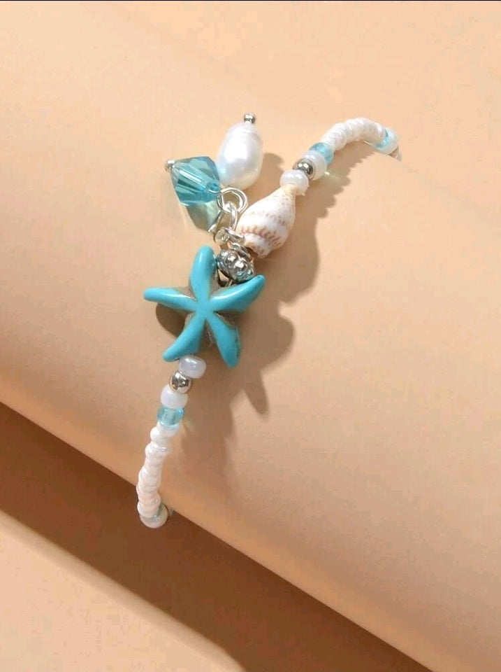 Starfish, Conch Anklet