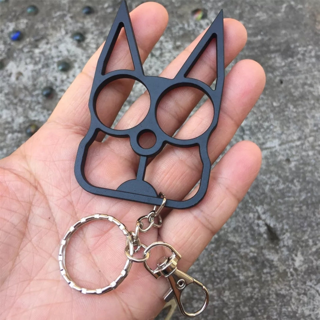 Safety Cat Keychains (Available in Blue, Black, Gold, Pink or Purple)