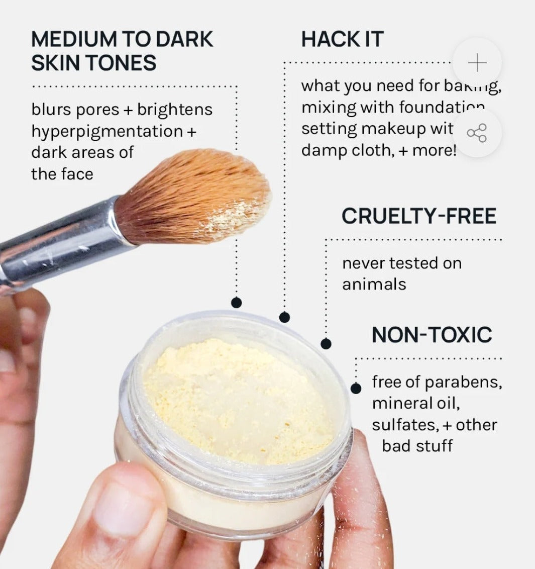 Puff + Set Setting Banana Powder