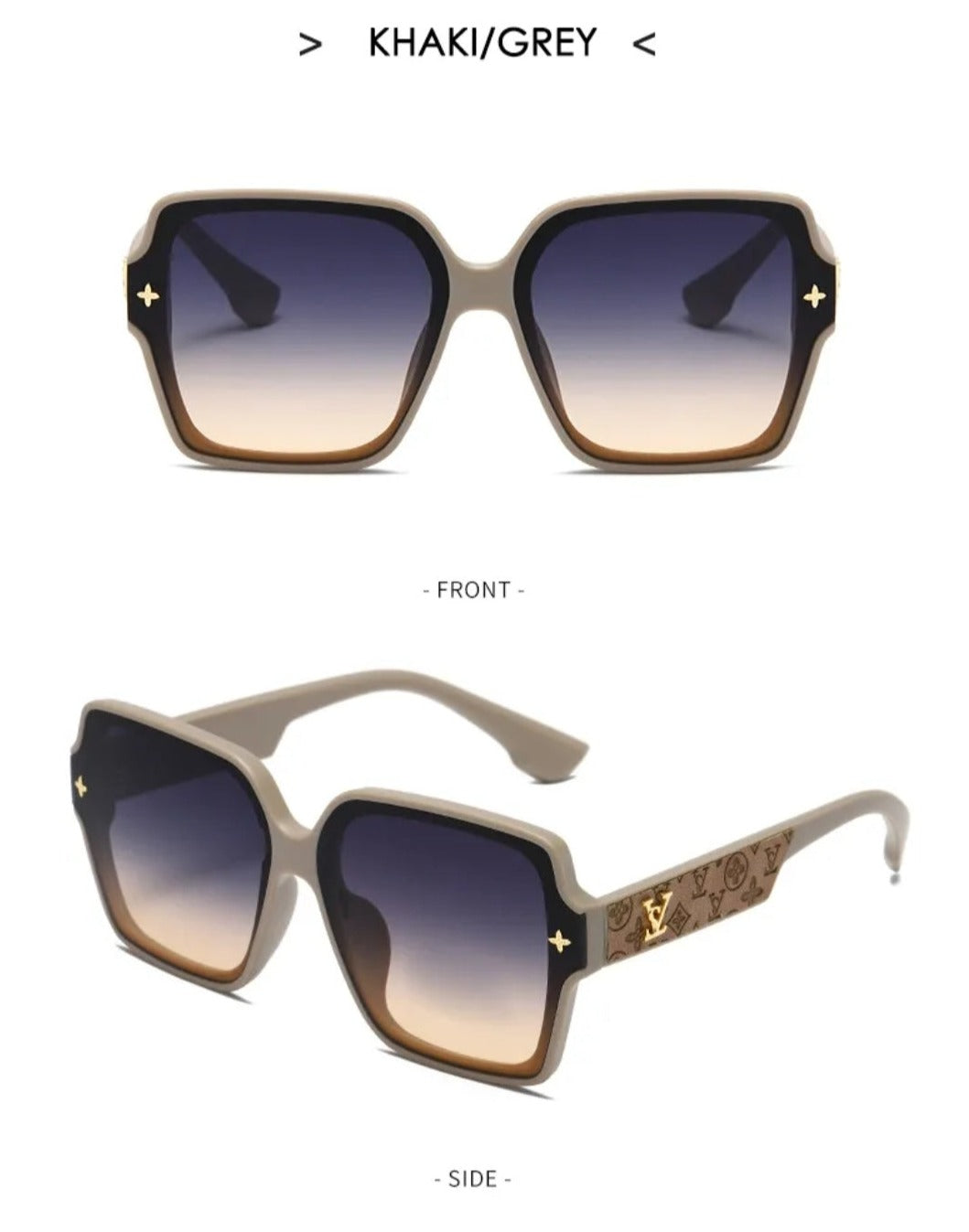 Vintage Style Sunglasses with Case
