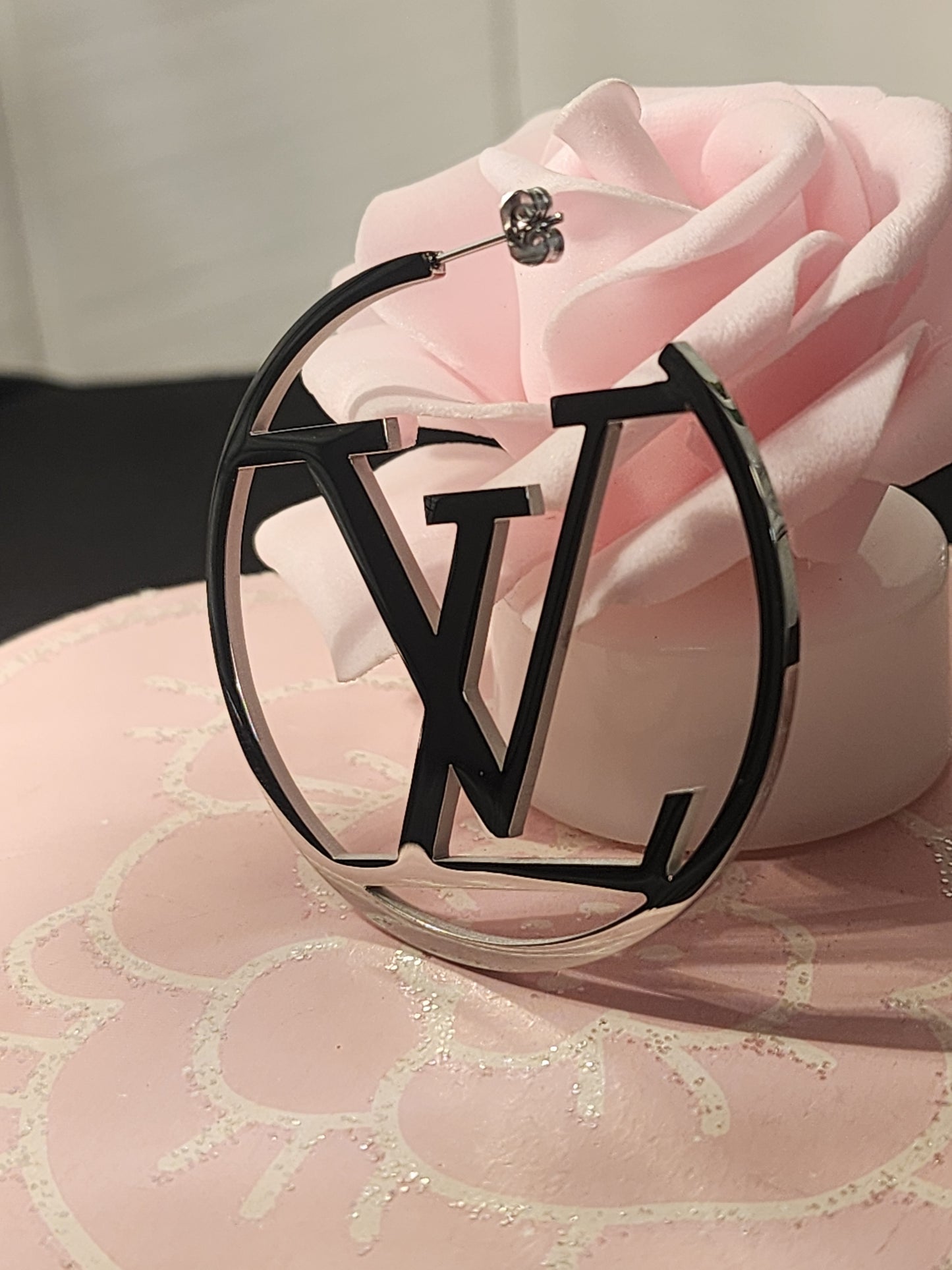 Costume Fashion (Upcycled Only) Stainless Steel Hoop Earrings