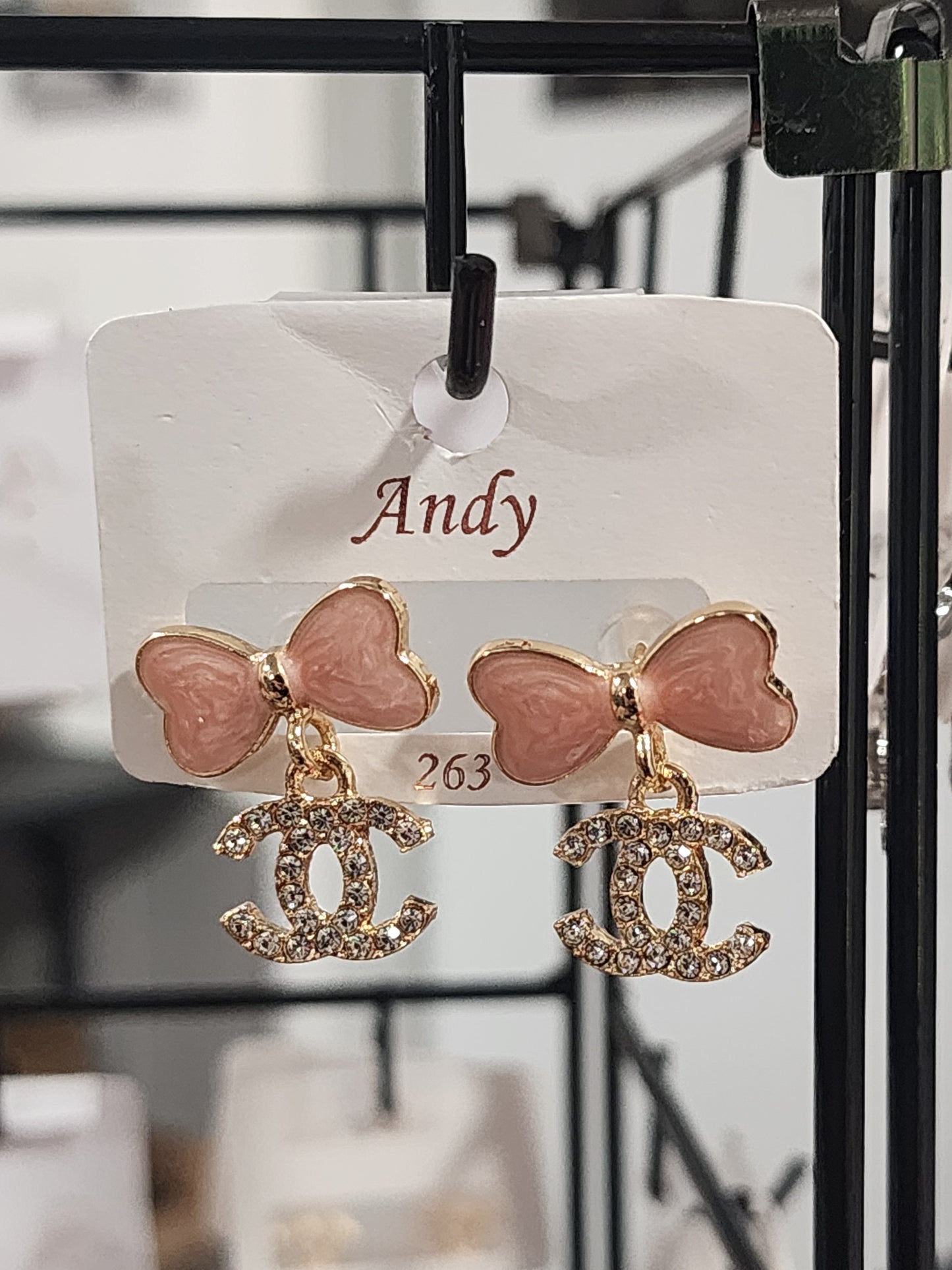 Dainty Double Heart Gold or Silver Earrings