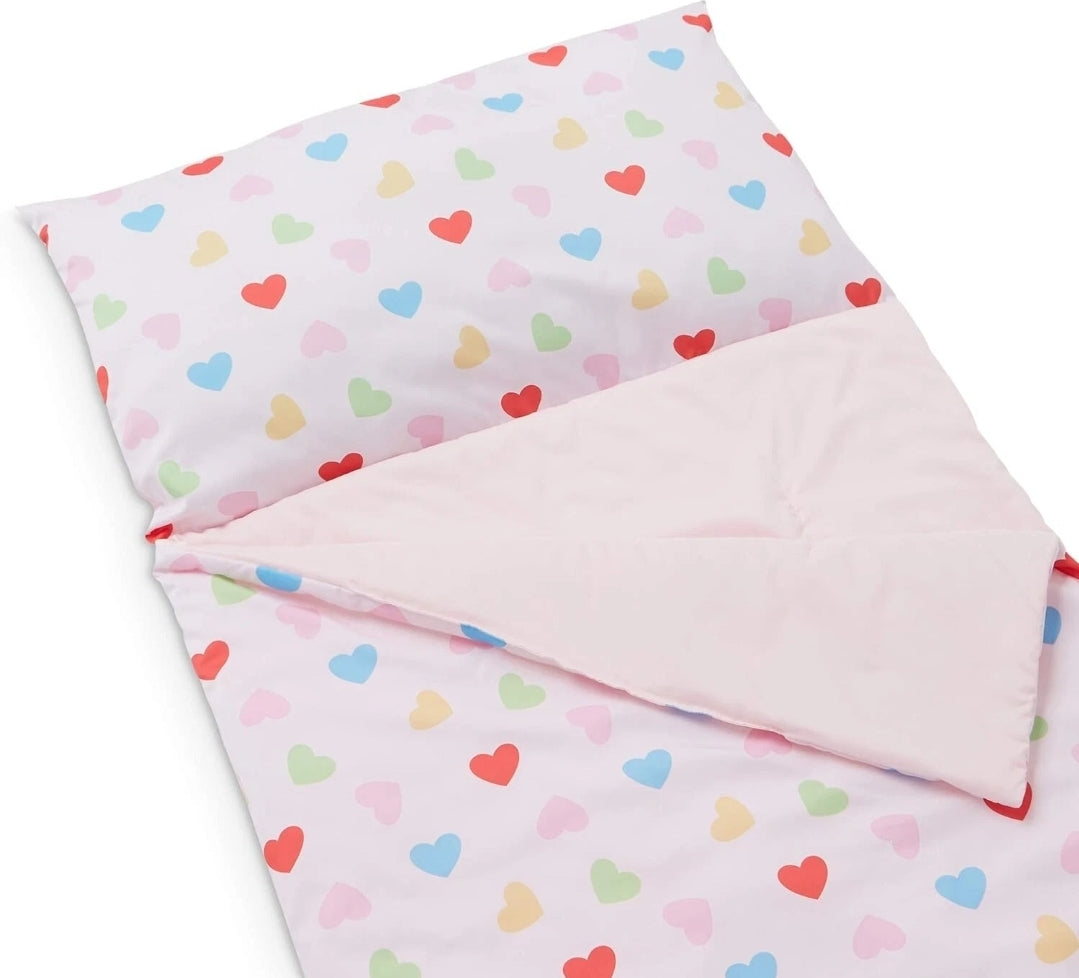 Kids Ultra-Soft Light Weight 3-in-1 Slumber Sleeping Bag (Hearts) (ON SALE)