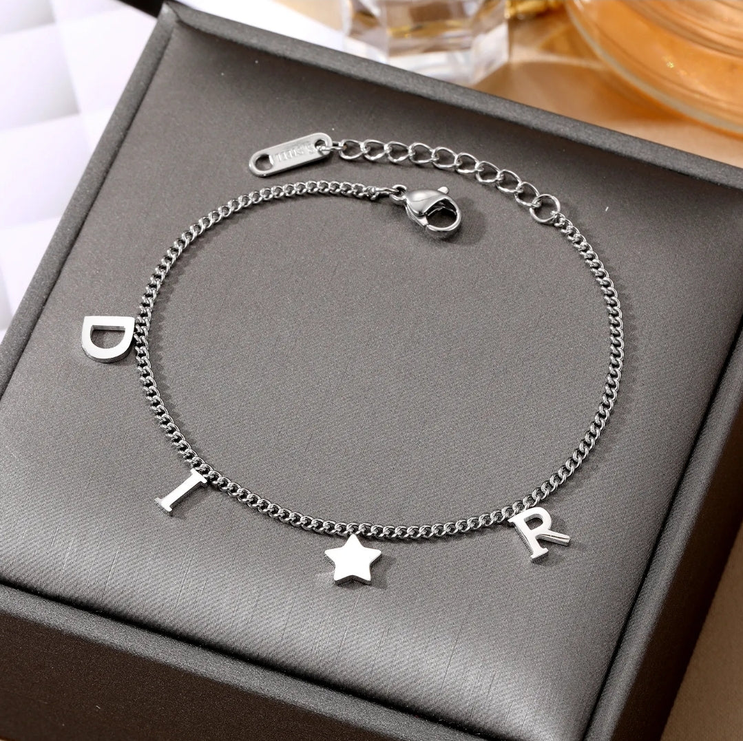 Fashion Stainless Steel Gold and Silver Anklets