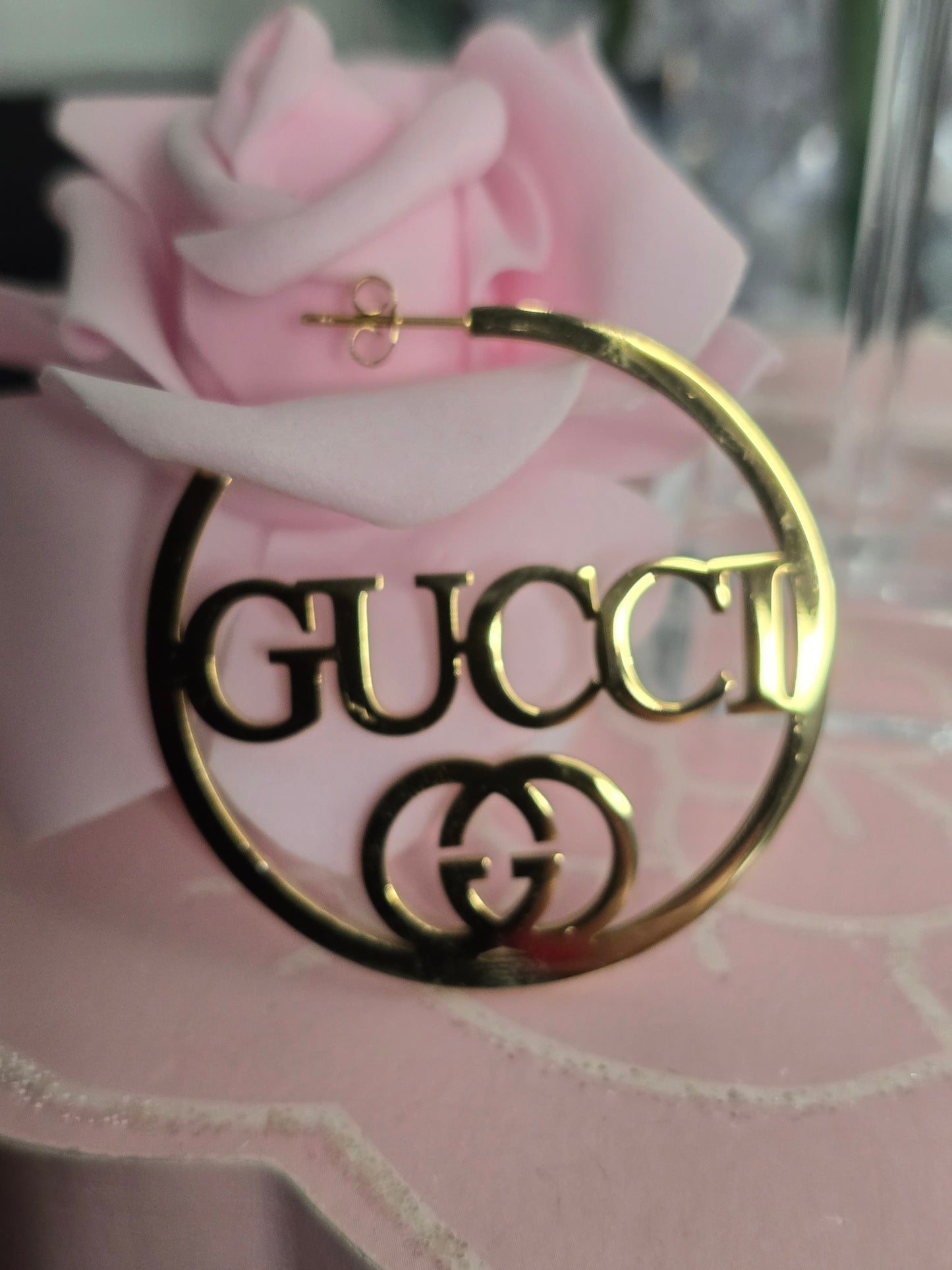 Stainless Steel Hoop Fashion Earrings (Available in Gold or Silver) ON SALE
