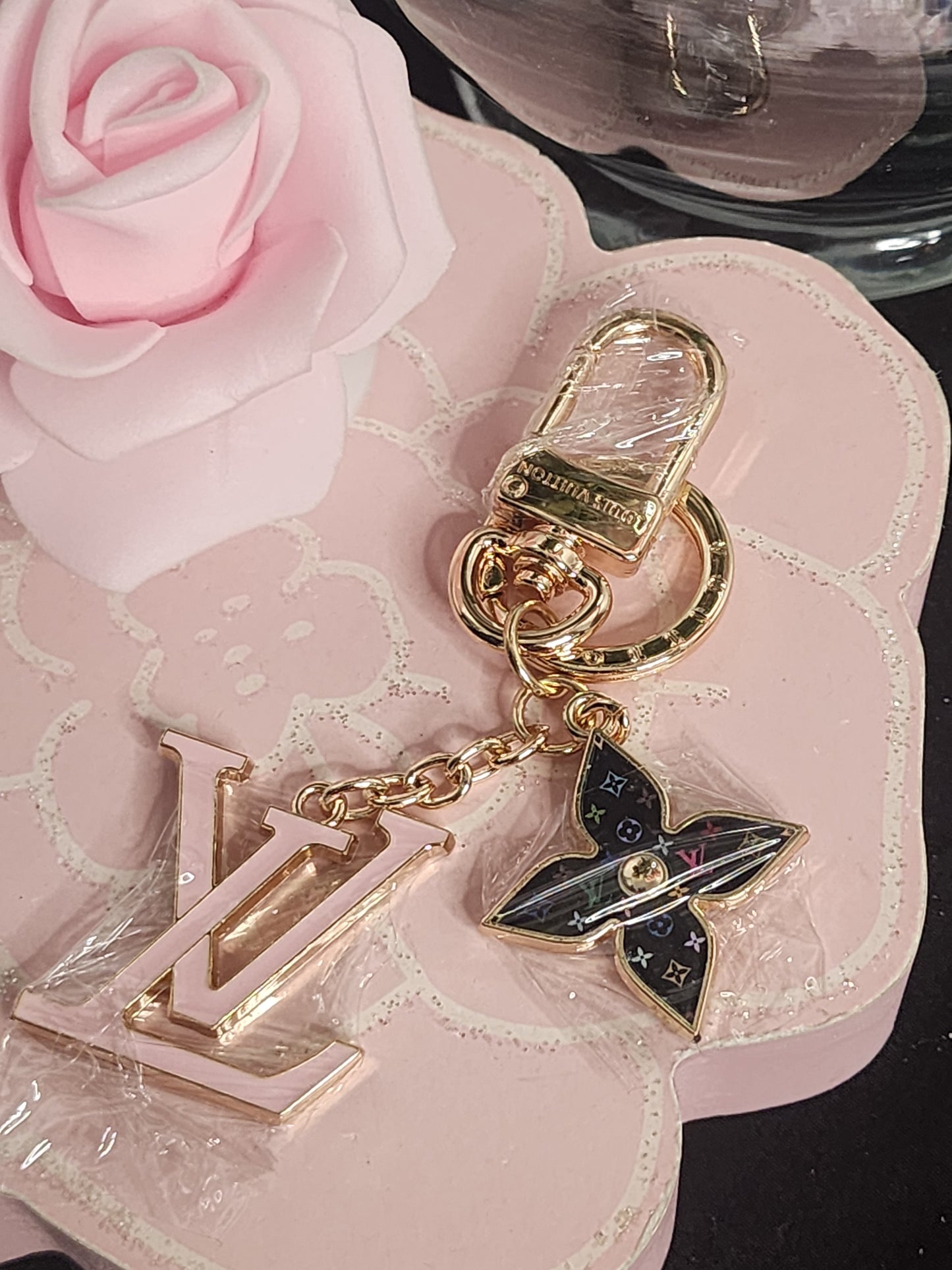Gold Fashion Keychain/Bag Charms