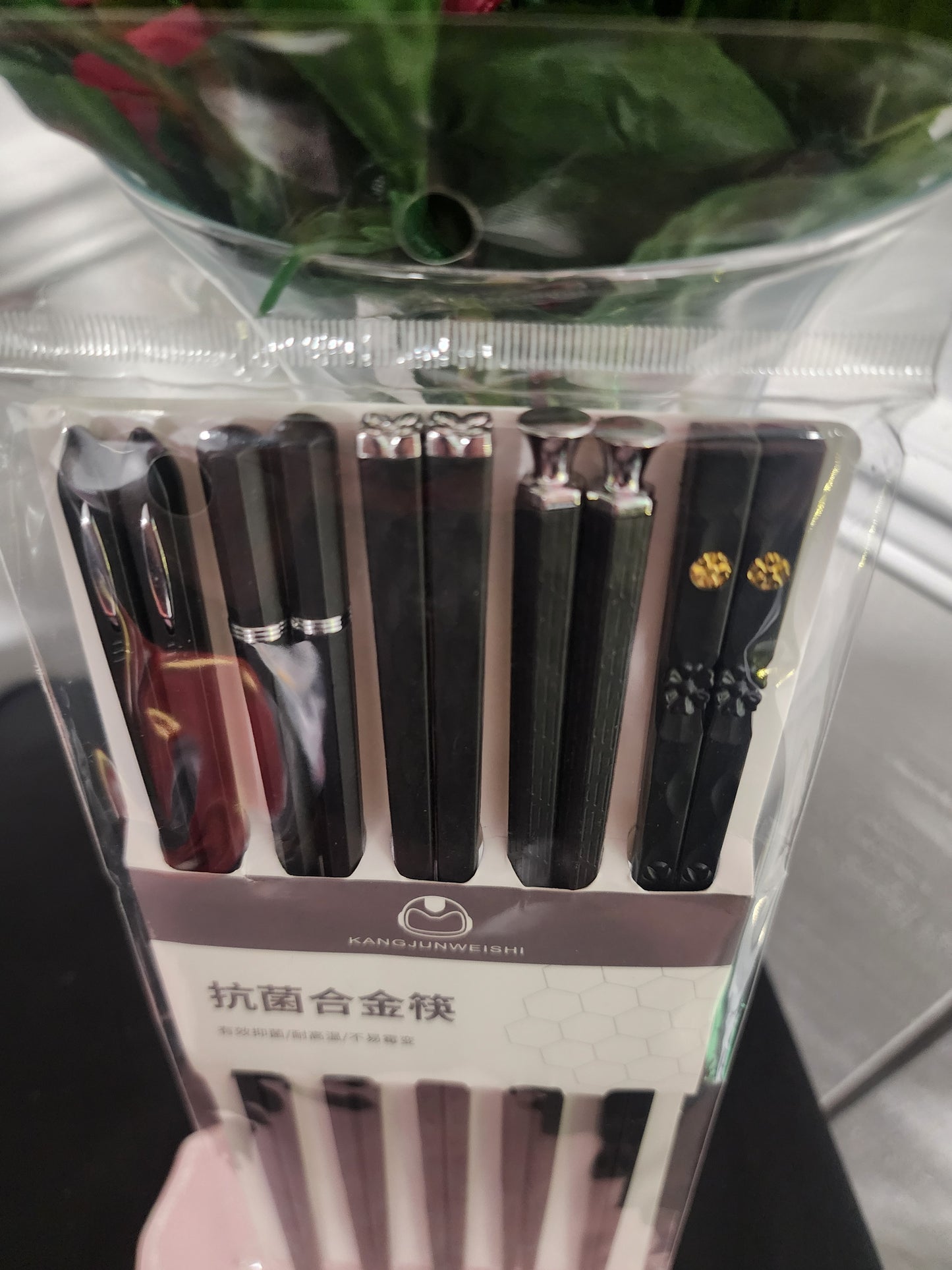 Black Fiberglass Chopsticks