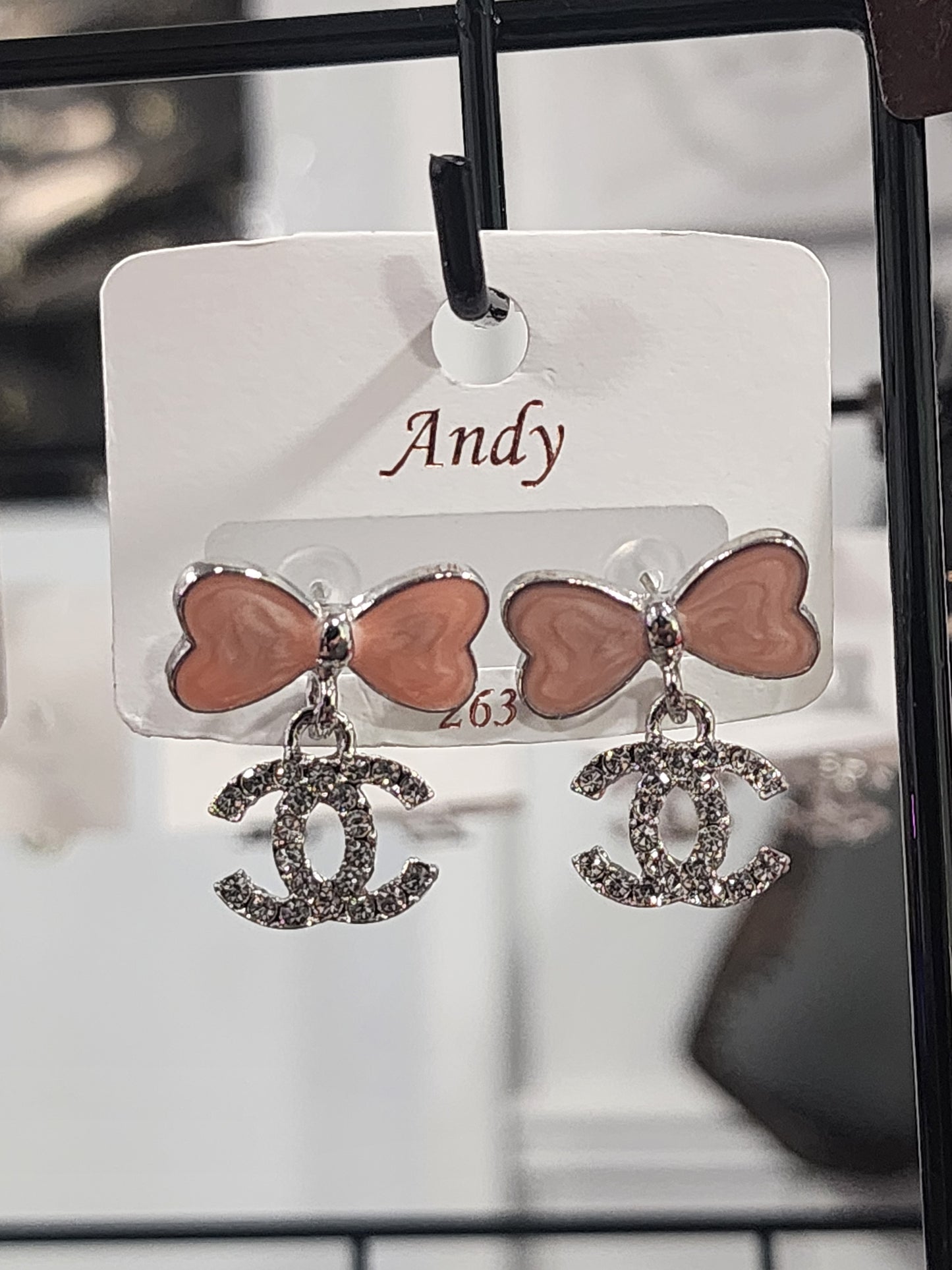 Dainty Double Heart Gold or Silver Earrings