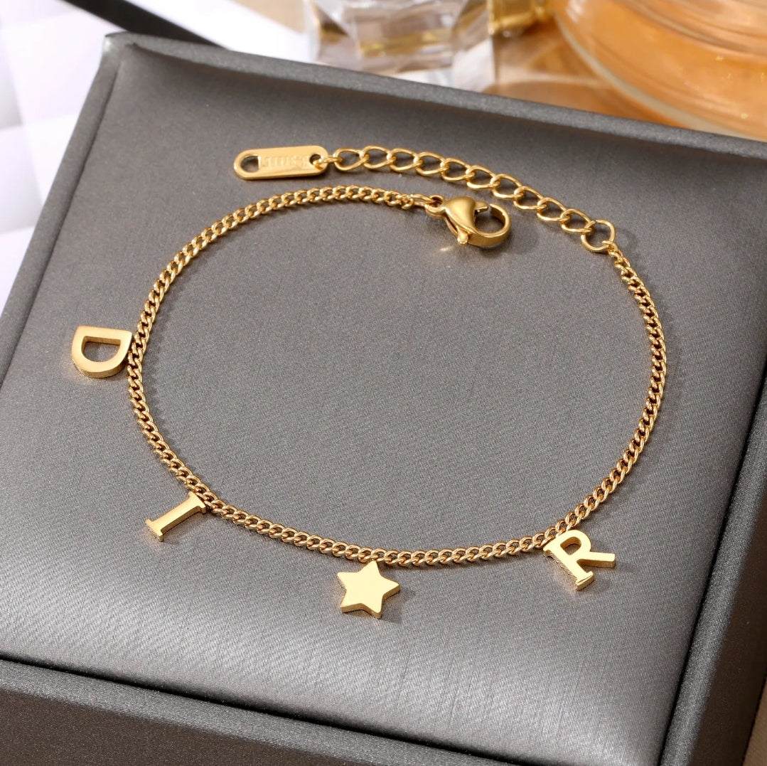 Fashion Stainless Steel Gold and Silver Anklets