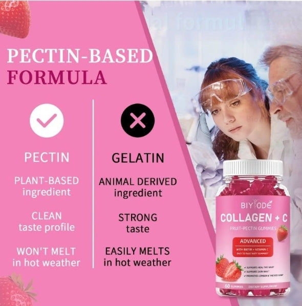 Collagen Fruit Pectin (60 Gummies)