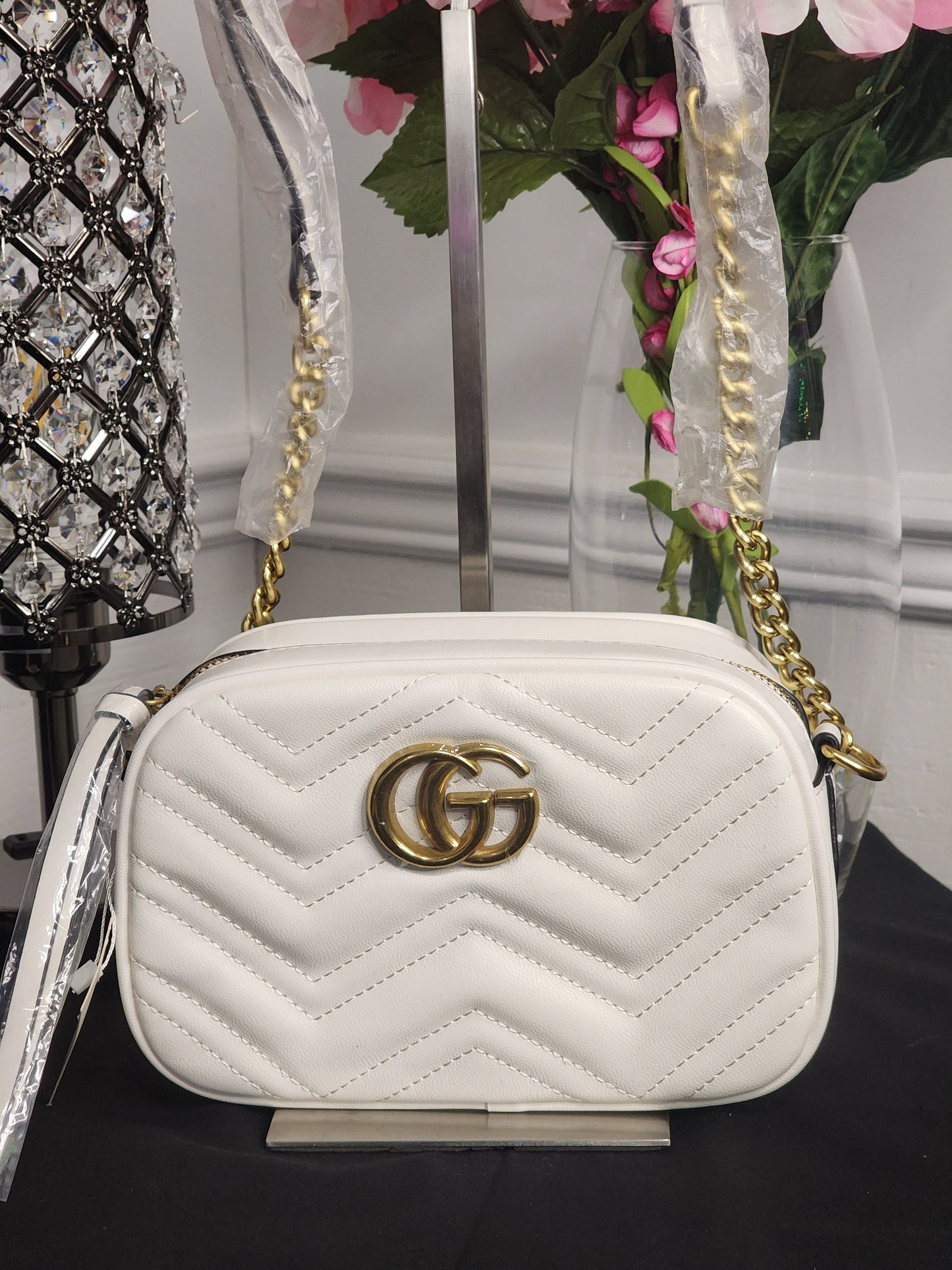 Fashion White, Black or Brown Leather Crossbodies/Handbags