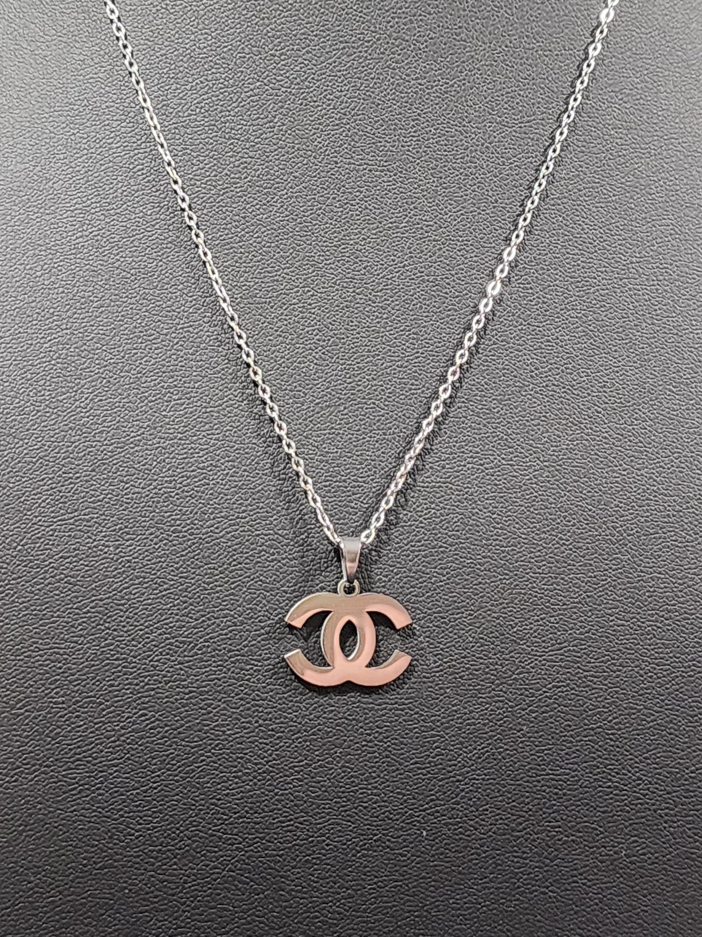 Gold or Silver Stainless Steel Necklace with Earrings Sets