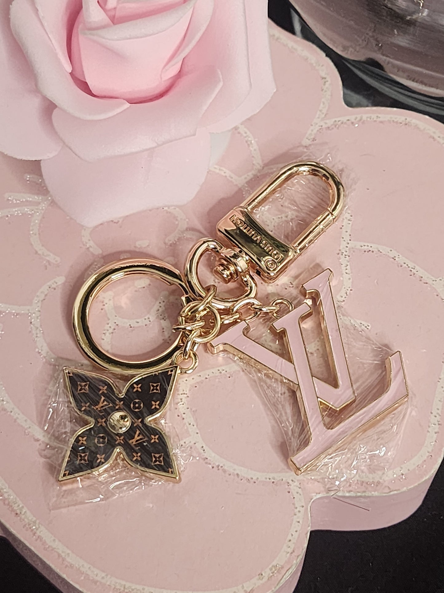 Gold Fashion Keychain/Bag Charms