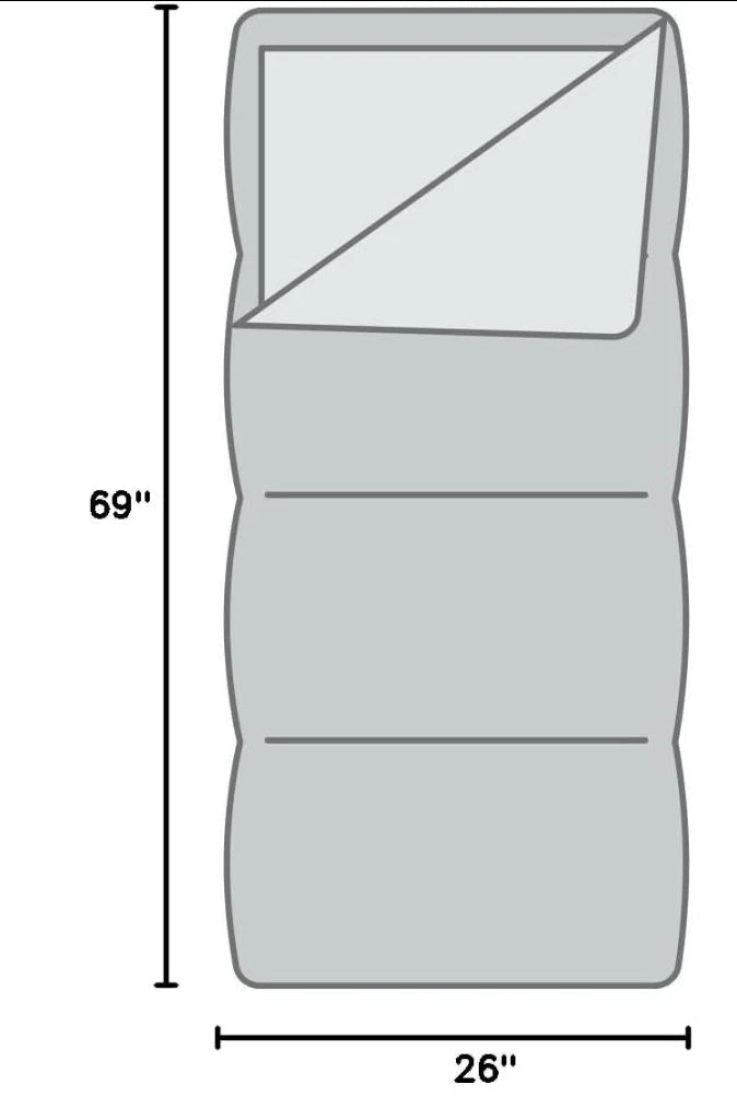 Kids Ultra-Soft Light Weight 3-in-1 Slumber Sleeping Bag (Hearts) (ON SALE)