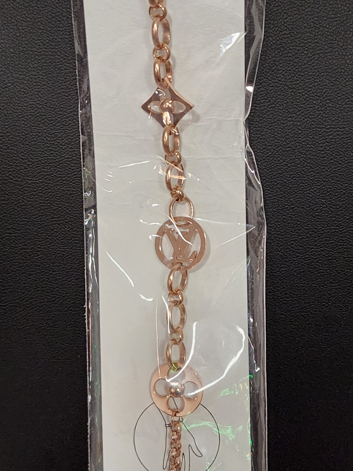 Fashion Inspired Rose Gold Stainless Steel Bracelet