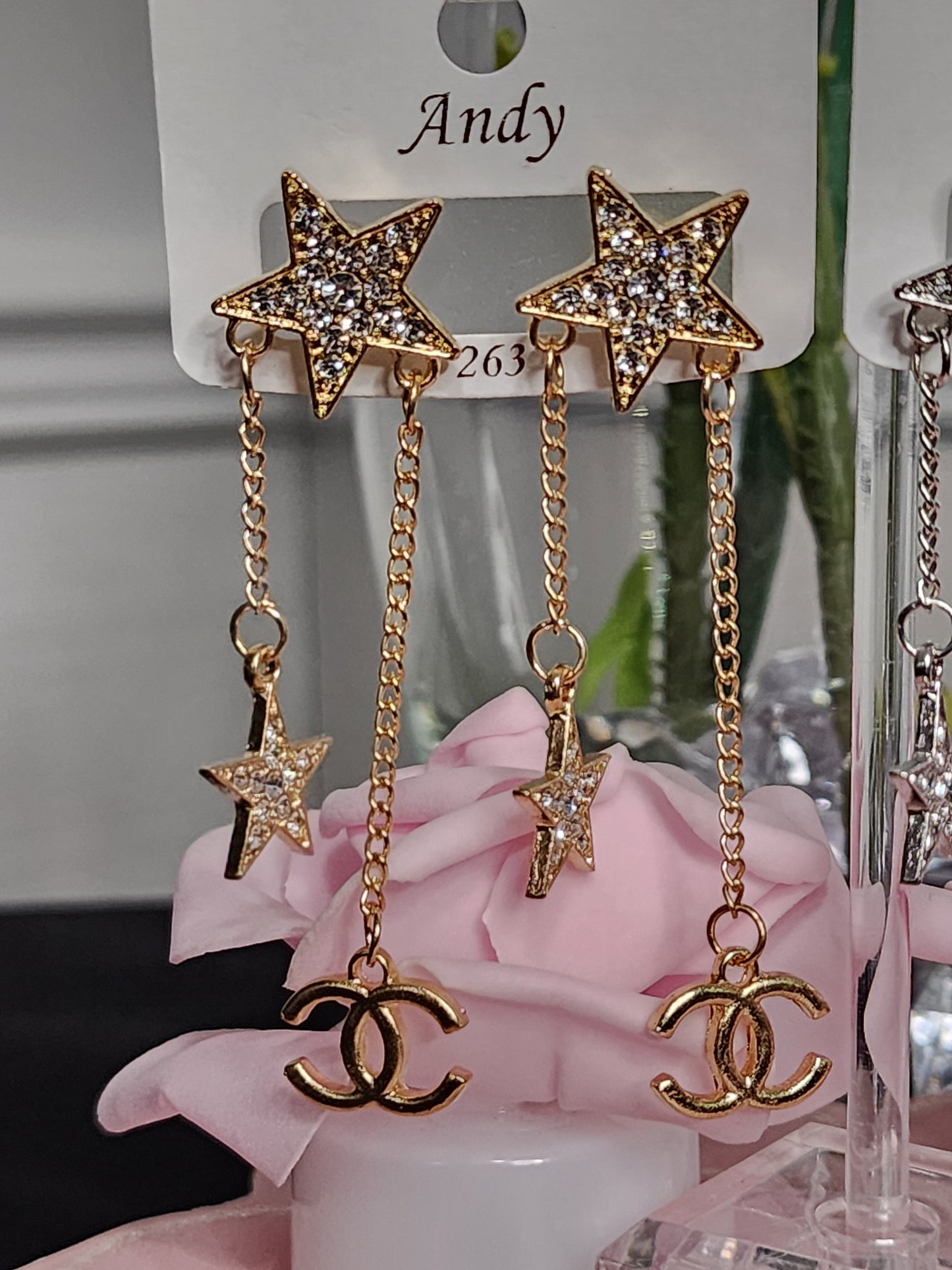 Gold or Silver Shooting Star Earrings