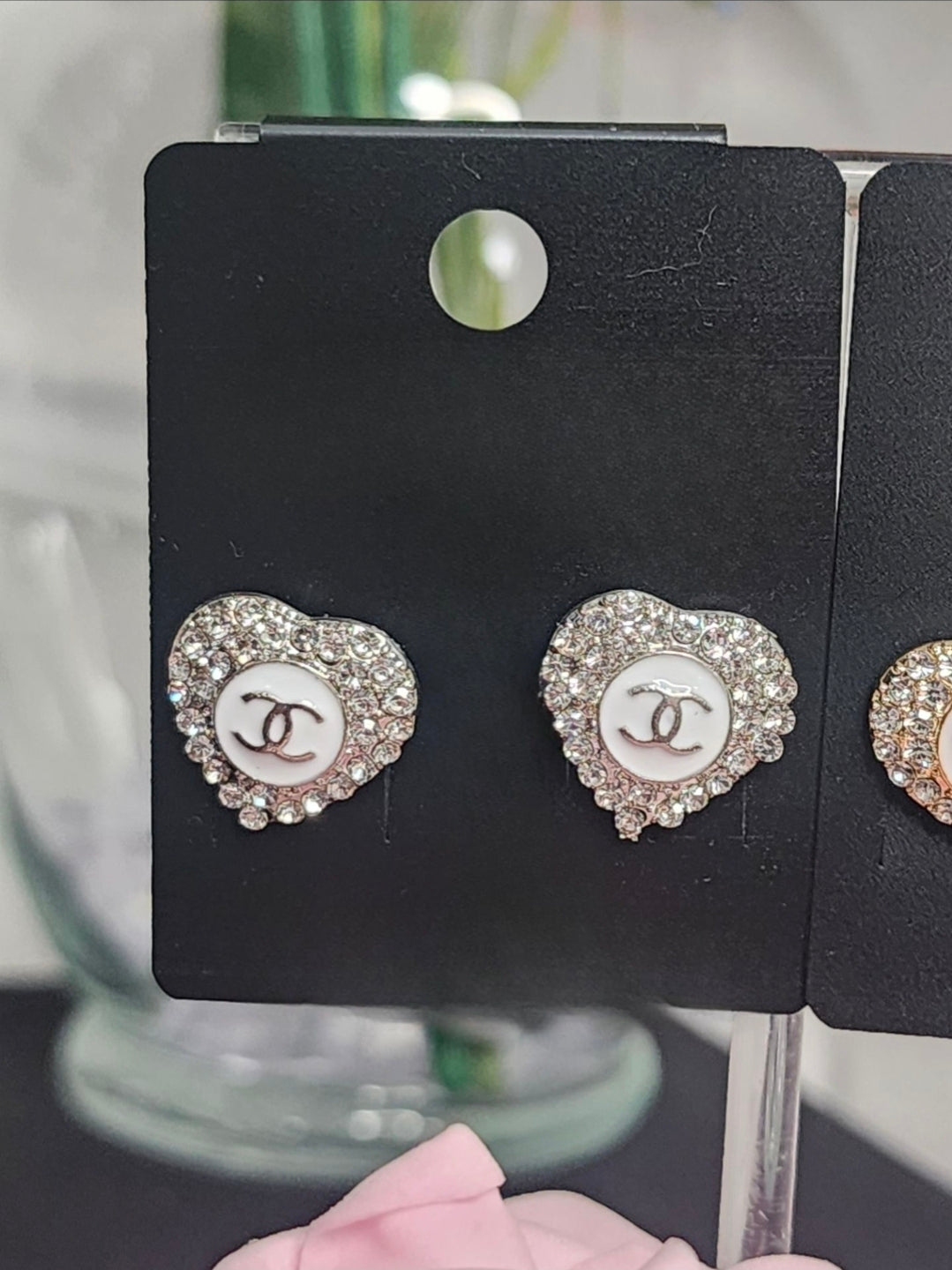 Classy Gold or Silver Heart Postback Earrings (ON SALE)