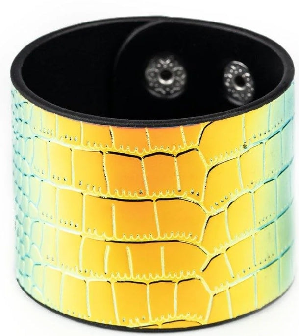 Chrome Croc Multi Urban Snap Bracelet