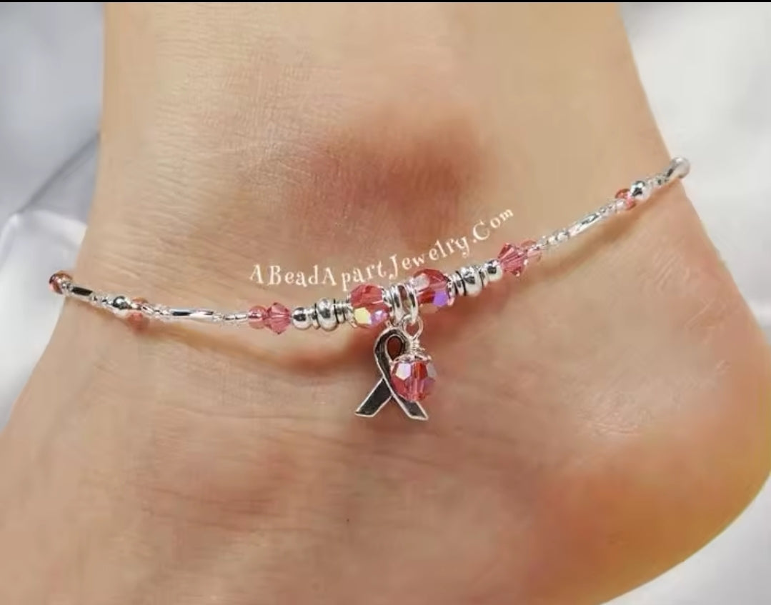 Cancer Awareness Pink Ribbon Jewelry and Keychains