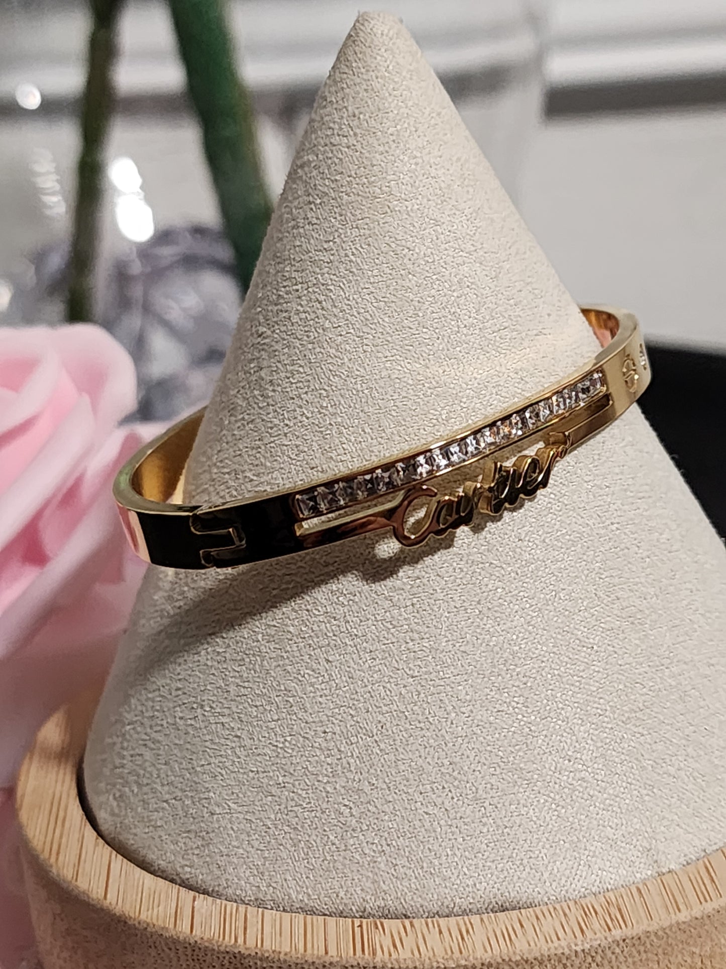 Cartier Gold Stainless Steel Bracelet