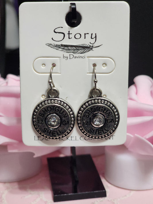 12 GAUGE Shell Earrings